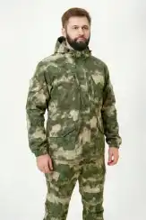 Костюм для активного отдыха прямого кроя (куртка+брюки) Горка 5 RIP-STOP, Мох