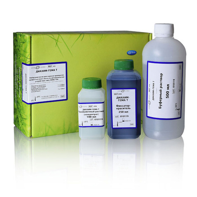 Диахим-Гема-Т- набор д/окраски мазков на приборе Hema Tek, комплектация №3, 250мл, (434M.1.1), наб.
