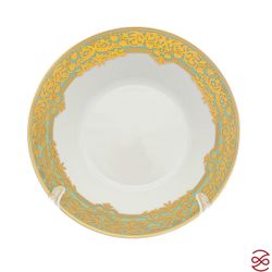 Набор салатниц Falkenporzellan Natalia seladon gold 18см(6 шт)