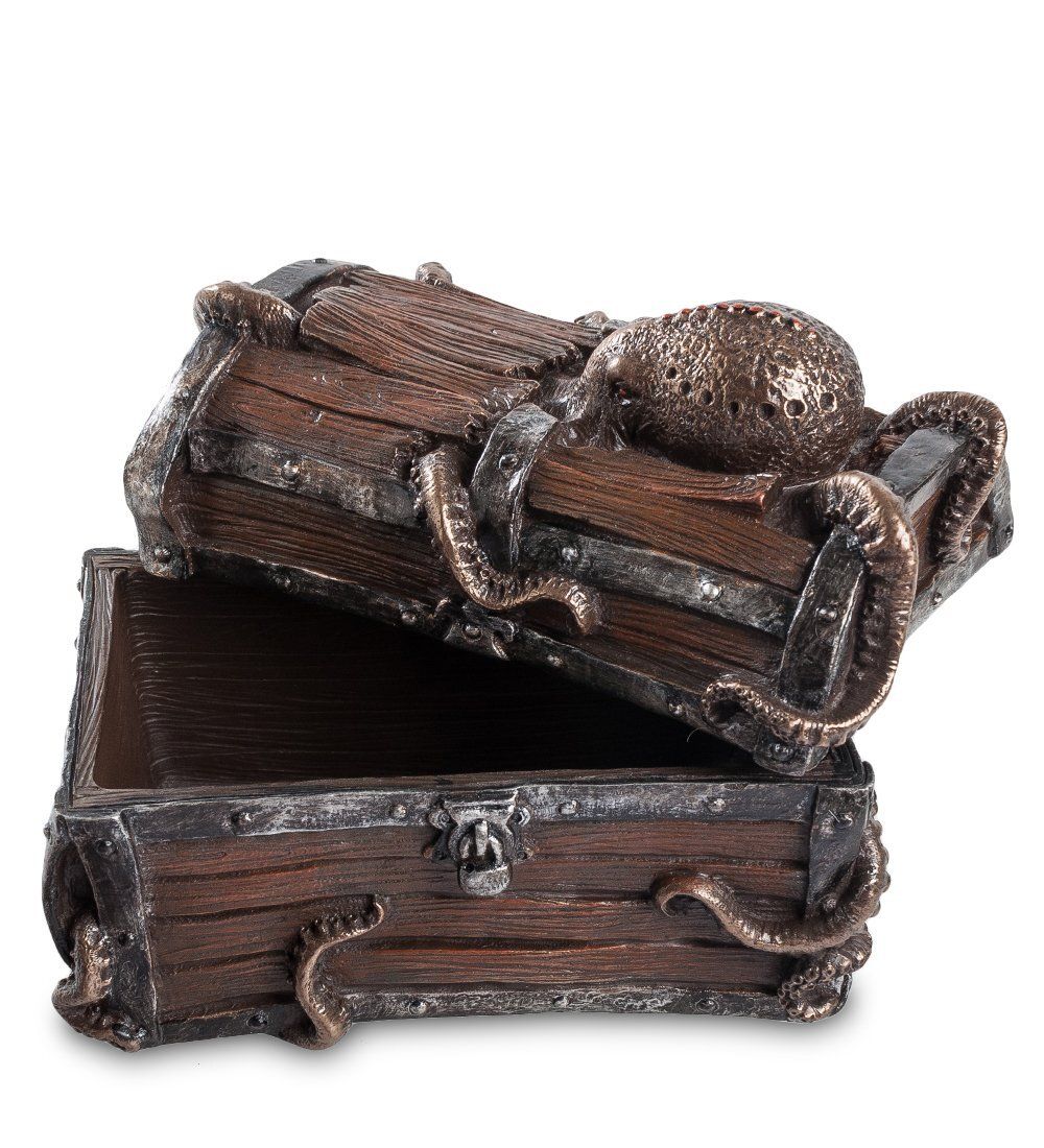 Veronese WS-283 Шкатулка в стиле Стимпанк «Осьминог и сундук»