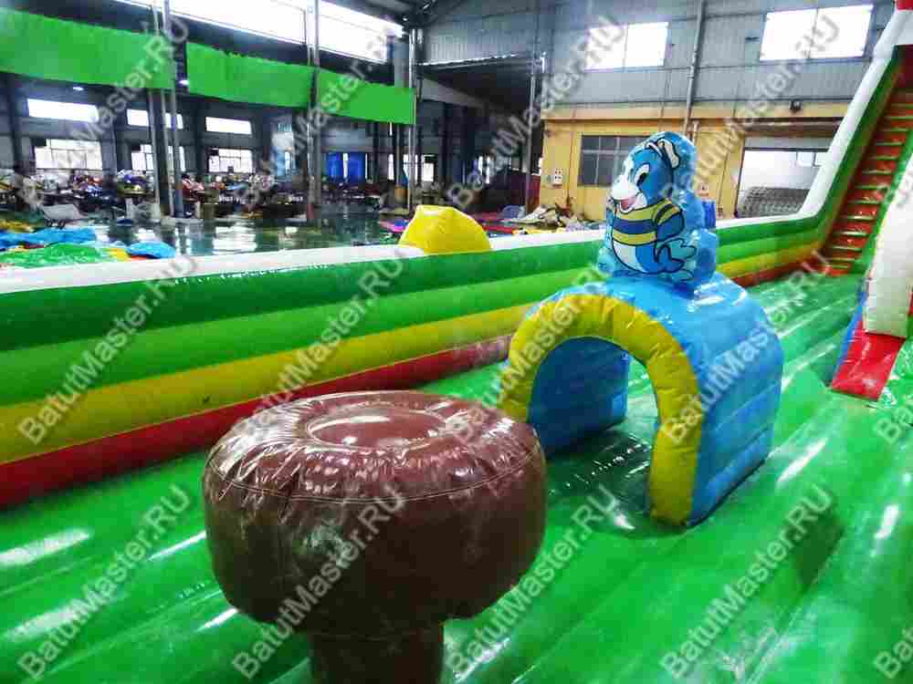 Коммерческий надувной батут "Прайд 2" 20*8*8 м