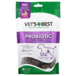 Vet's Best, мягкие жевательные таблетки с пробиотиком, для собак, 30 жевательных таблеток, 120 г (4,2 унции)