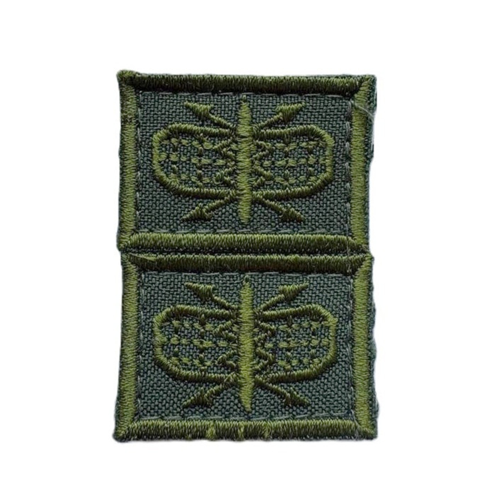 Нашивка петличная РТВ поле на липе