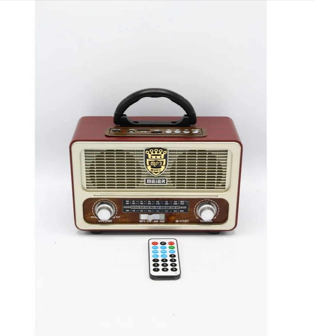 Радиоприемник Meier M-111BT (Bluetooth+ МР3 плеер) Retro