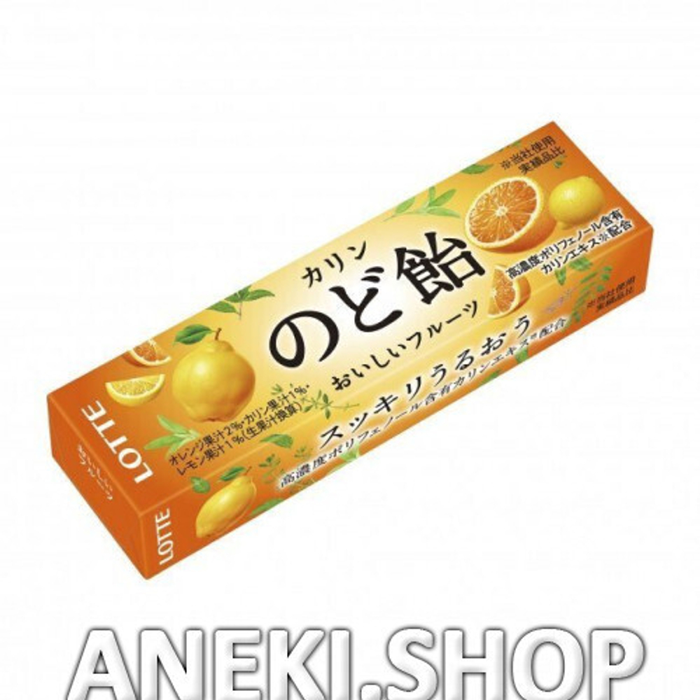 Леденцы со вкусом айвы,лимона и апельсина 59,4 г Fruits Nodo Ame Candy