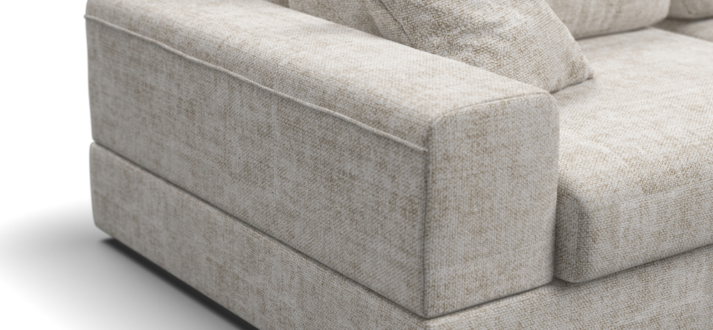 П-образный диван-кровать BOSS MODOOL шенилл IQ кварц