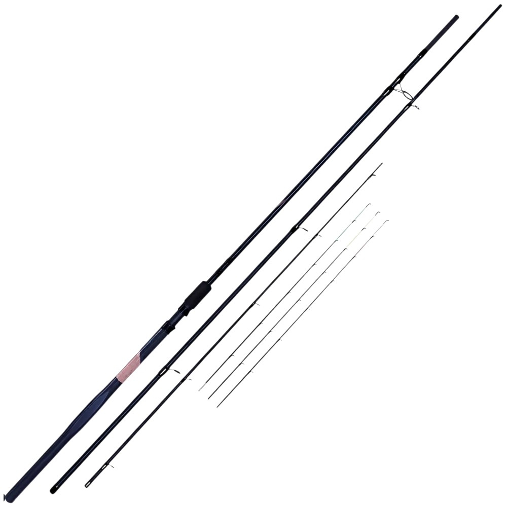 Удилище фидерное Kaida Inspiron Carbon (3+3) тест 120гр 3,6м 126см/250гр 143-360