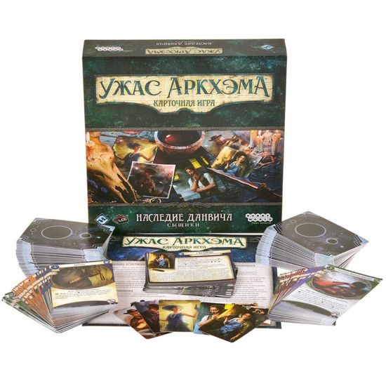 Настольная игра Ужас Аркхэма. Карточная игра: Наследие Данвича. Сыщики