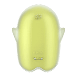 Светящийся вакуумный стимулятор Satisfyer Glowing Ghost, желтый