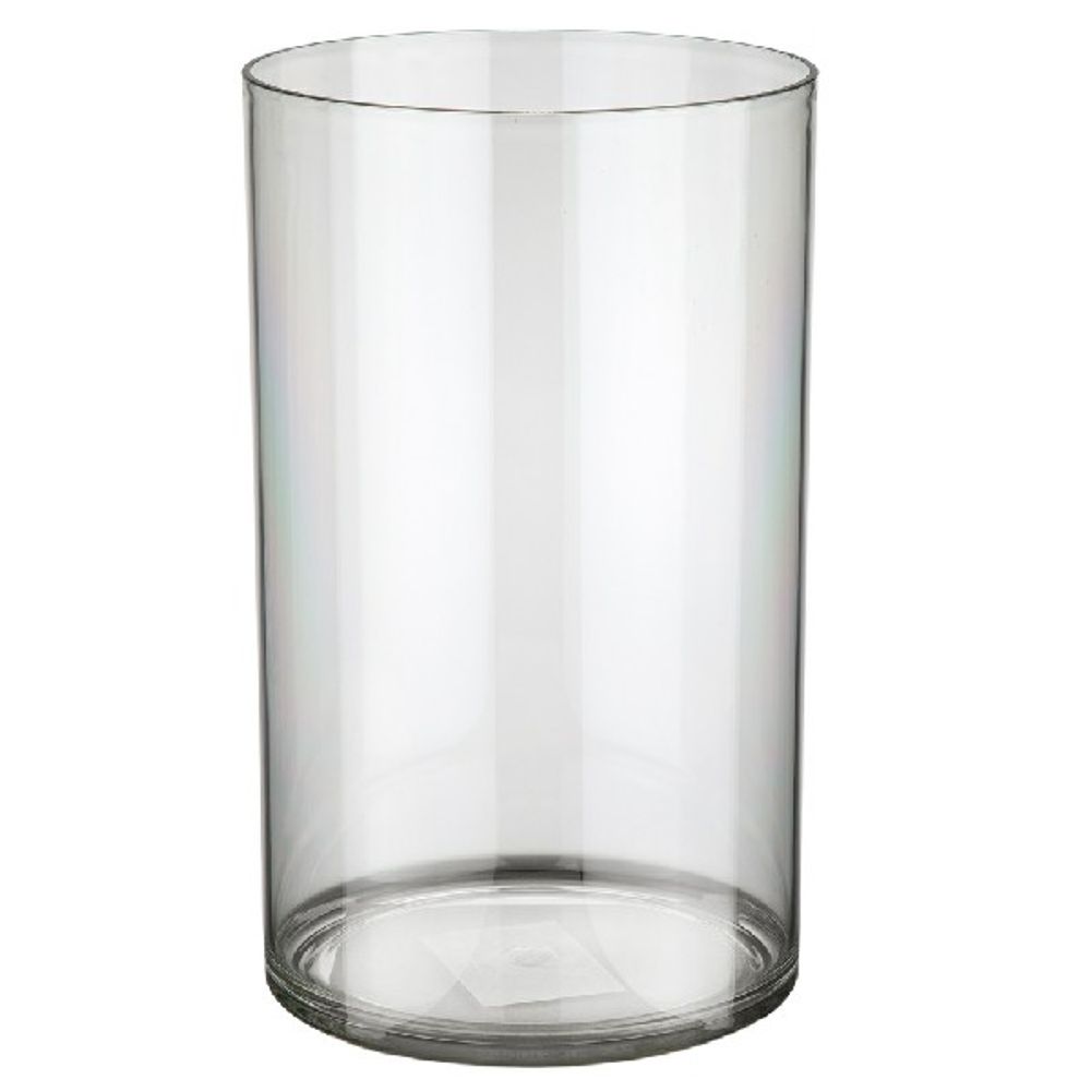 Вазон "Round" (пластик) D15xH25см ( Прозрачный)