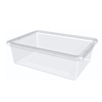 Ящик для хранения "Palm" 26л, 550х396х172мм (бесцветный)