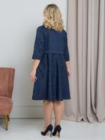 Платье 1318 темно-синий Novita (Акция)