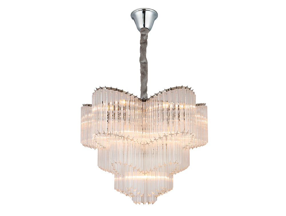 Подвесная люстра Newport AMANDA 8918/C nickel, М0066829