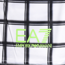 Мужские теннисные шорты EA7 Man Jersey Shorts - белый