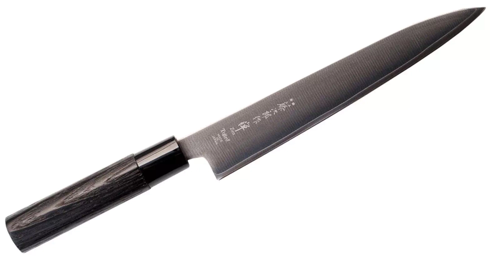 Tojiro - Порционный нож Zen Black 21см / артикул   FD-1569  / GTIN 4960375185695