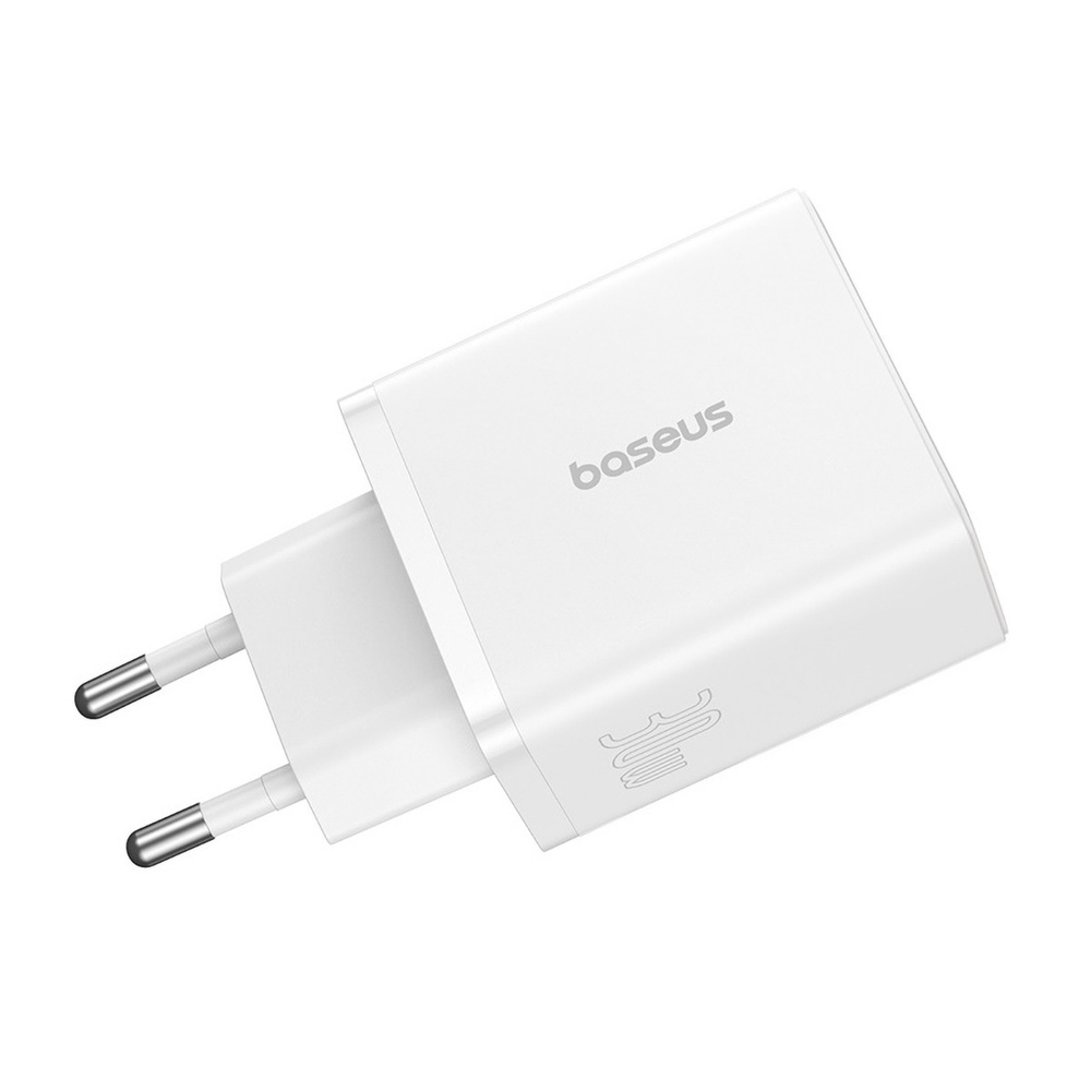 Зарядное устройство Baseus Cube GaN5 2U+C 30W - Moon White