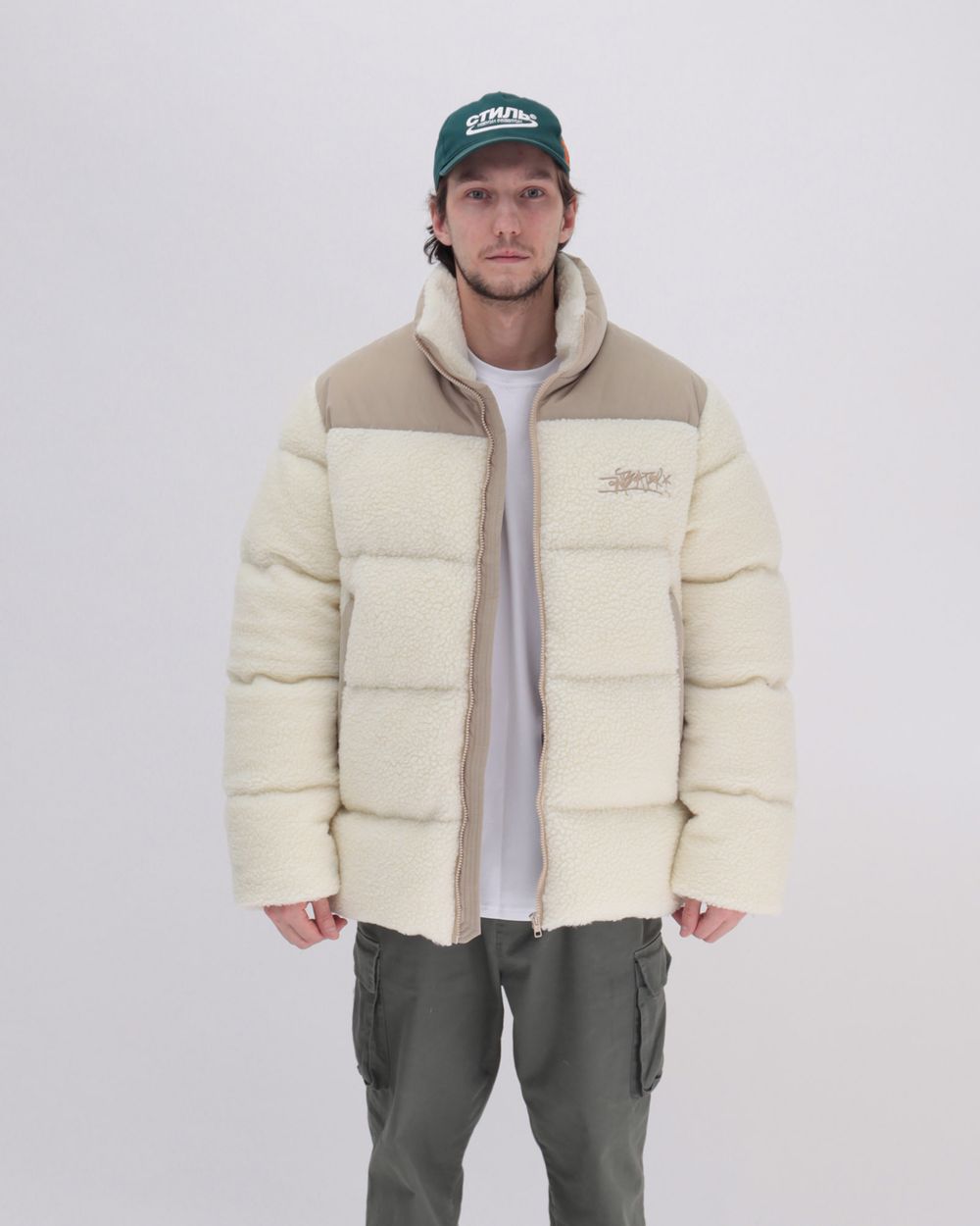 Пуховик Anteater Downjacket Sherpa Песочная