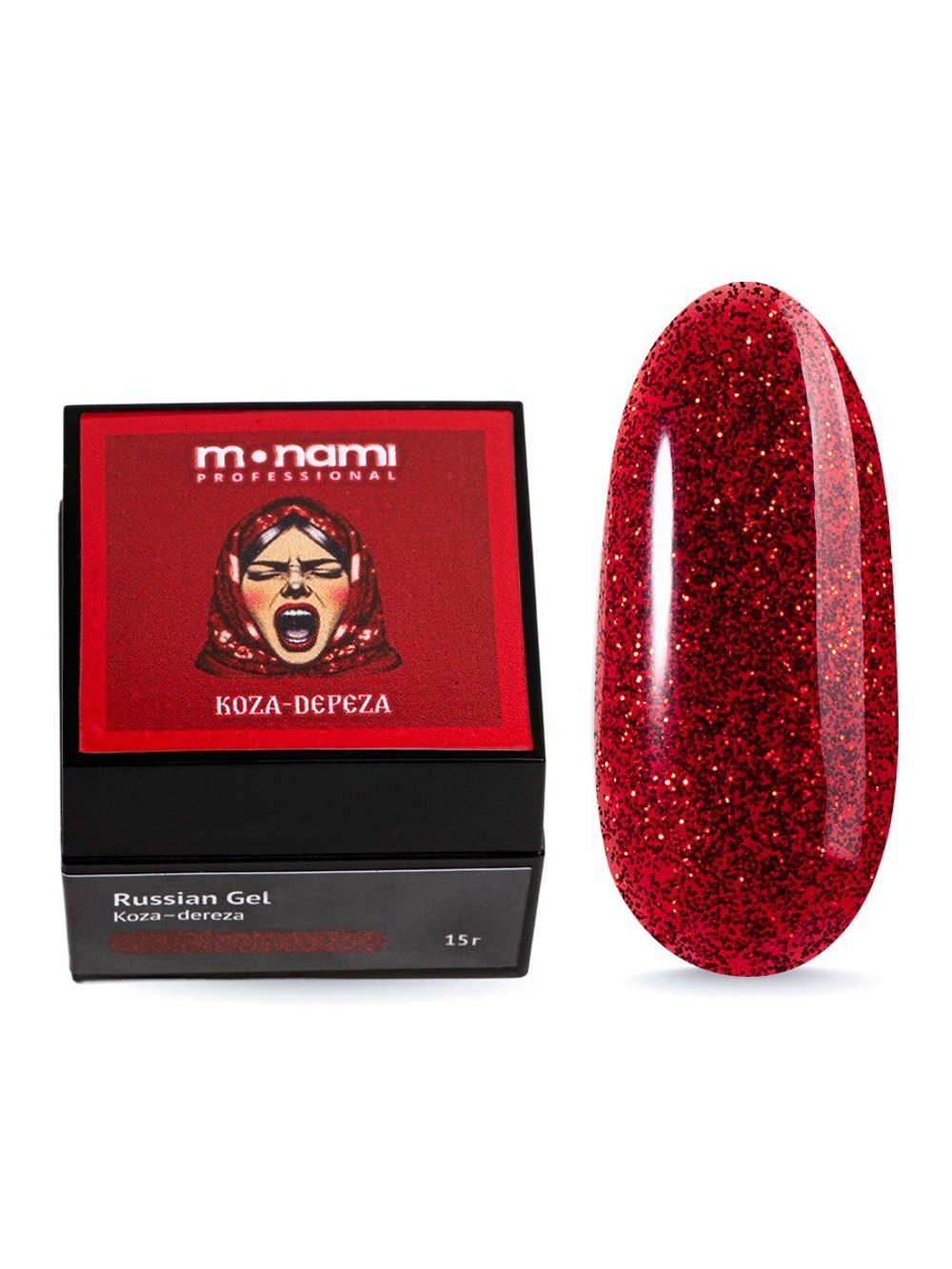 Monami Russian Gel - Гель жесткий моделирующий Коза-дереза, 15гр