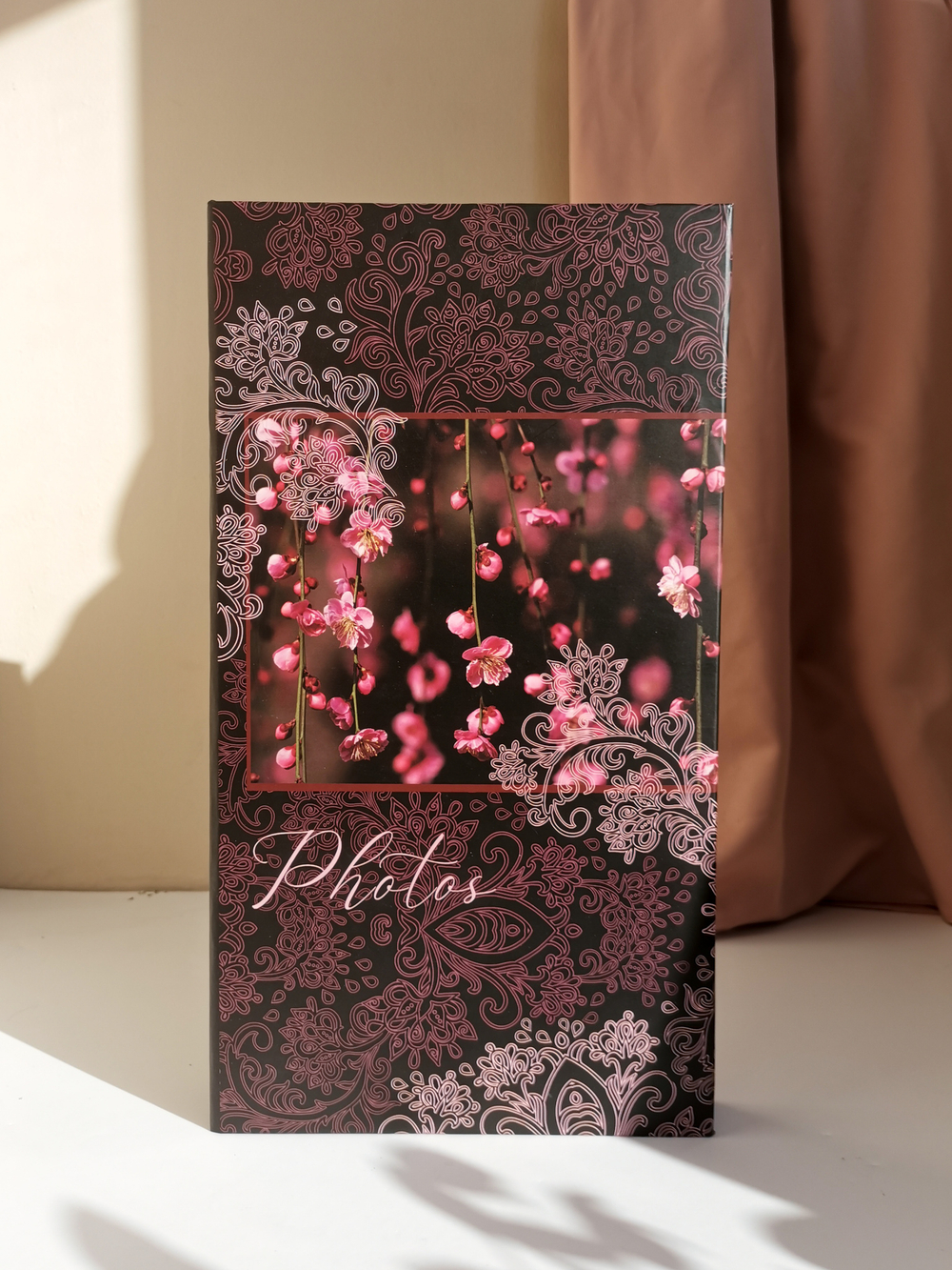 Фотоальбом на 300 фото 10х15 см, пластик. листы bloom Сакура