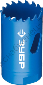 ЗУБР 30 мм, сталь Р6М5, Биметаллическая коронка (29531-030)