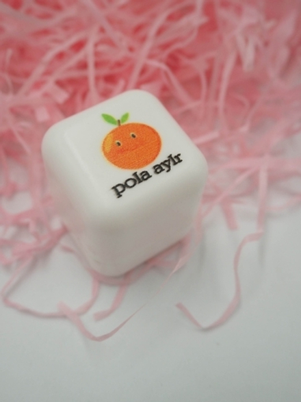 Блеск бальзам TAN-MAN для губ Pola Aylr фруктовый взрыв, взрывной апельсин,новый