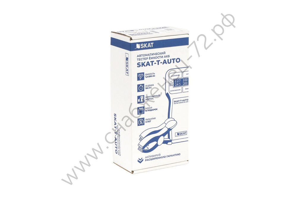 Skat -T-auto  тестер контроля емкости АКБ, 12В, емкость АКБ 1,2-200Ач, экран