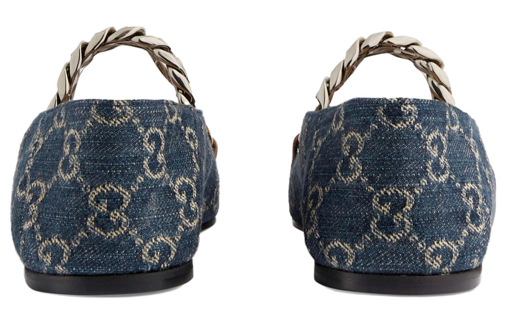 Gucci Ballet Flat With Horsebit Gg (Женская размерная сетка)