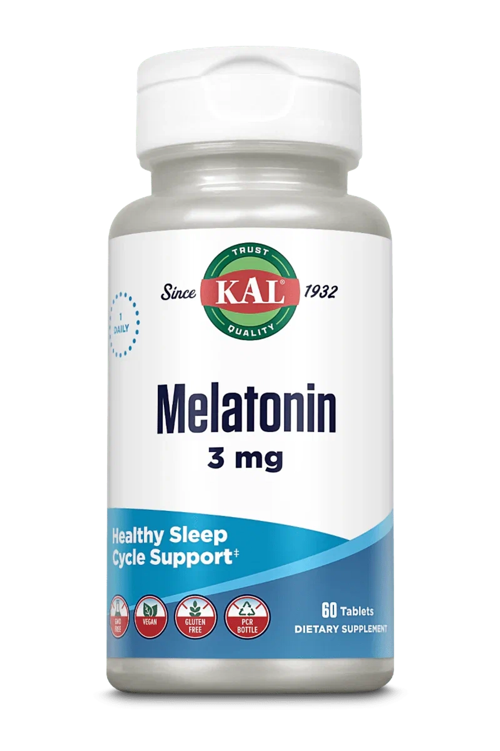 Антиоксидант KAL Melatonin 3 мг 60 таблеток