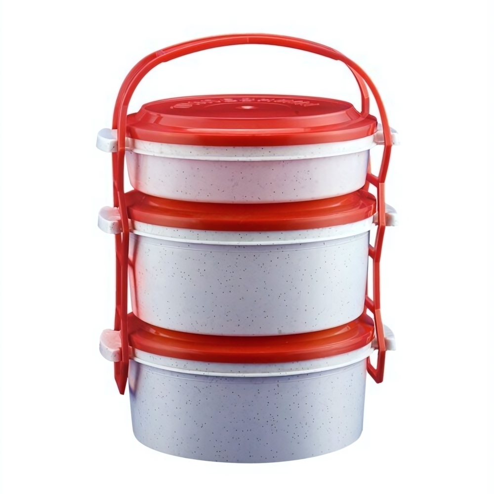 Комплект контейнеров "Трапезница" из 3х шт D=150см 0,6л+1л+1л цвет в ассортименте