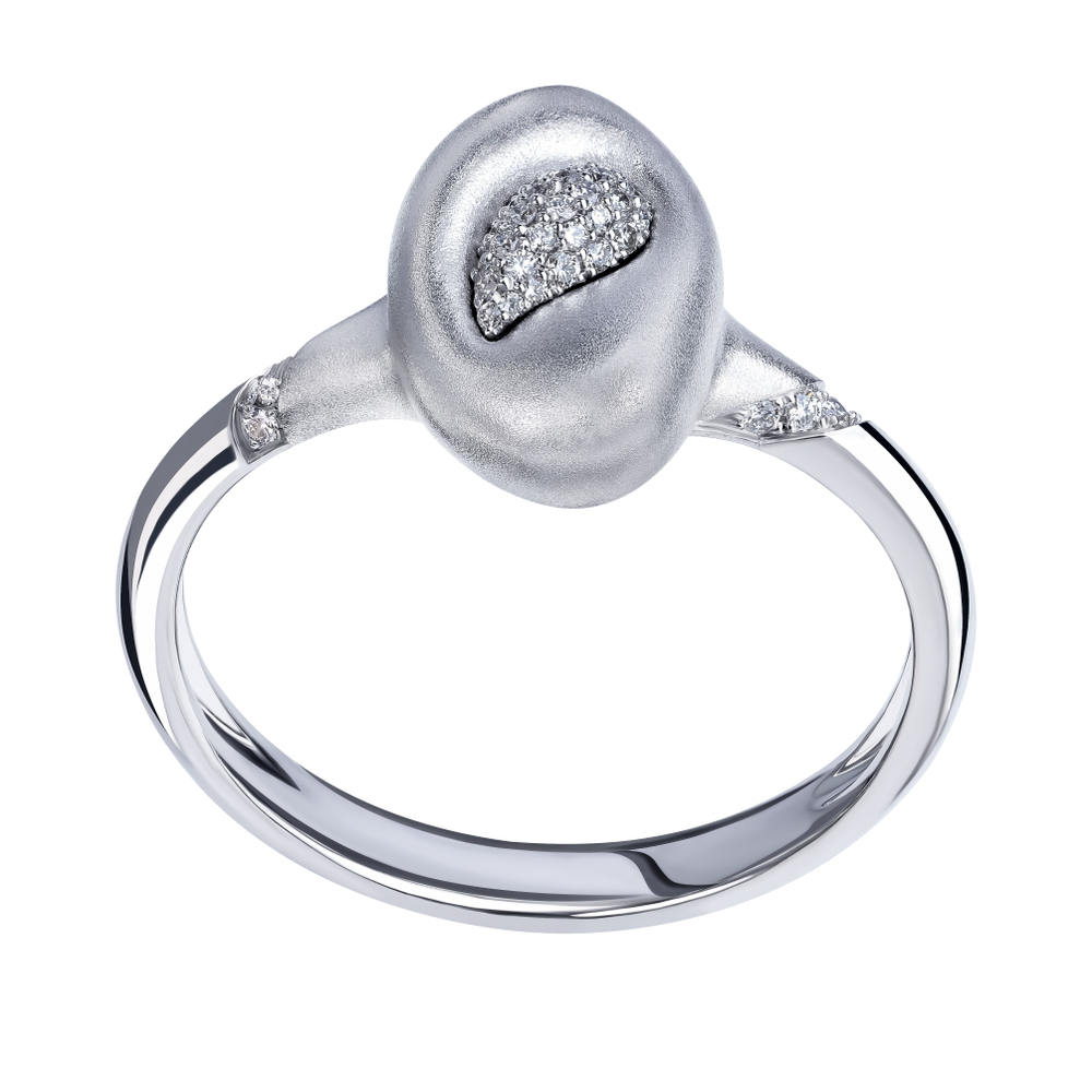 Кольцо с Бриллиантами, R0150-1/2