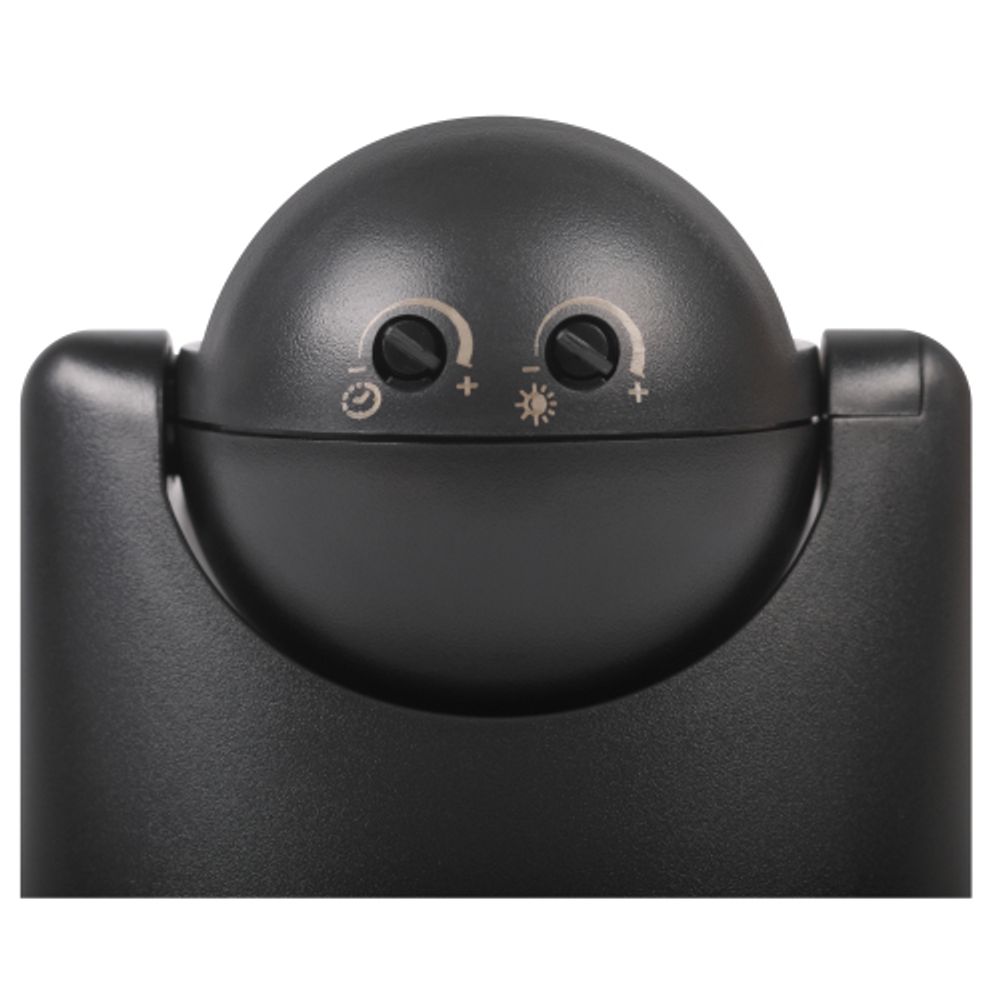 Датчик движения ЭРА MD 03 настенный инфракрасный 1200 Вт угол 180° IP44 черный