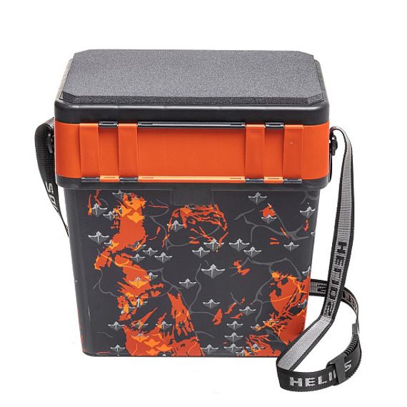 Ящик рыболовный зимний SHARK оранжевый (HS-IB-19-SHO) Helios