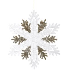GAEM Изделие декоративное подвесное "Снежинка", L26 W0,5 H30 см, 3в.