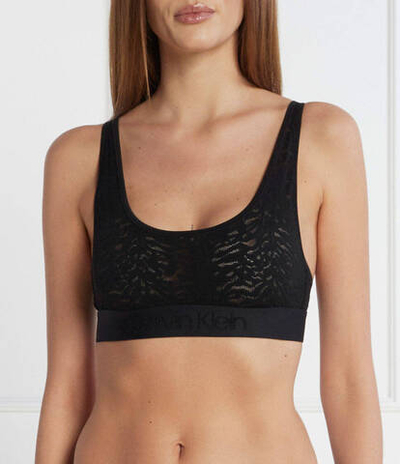 Сетевой бюстгальтер Calvin Klein Underwear - черный(000QF7340E)