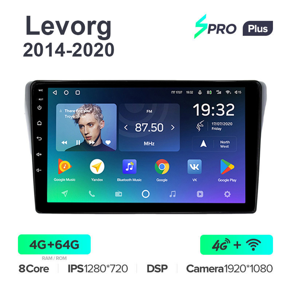 Teyes SPRO Plus 9"для Subaru Levorg 2014-2020