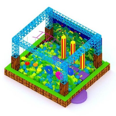 Ниндзя-парк "Лесное приключение" (5*5*3м.)