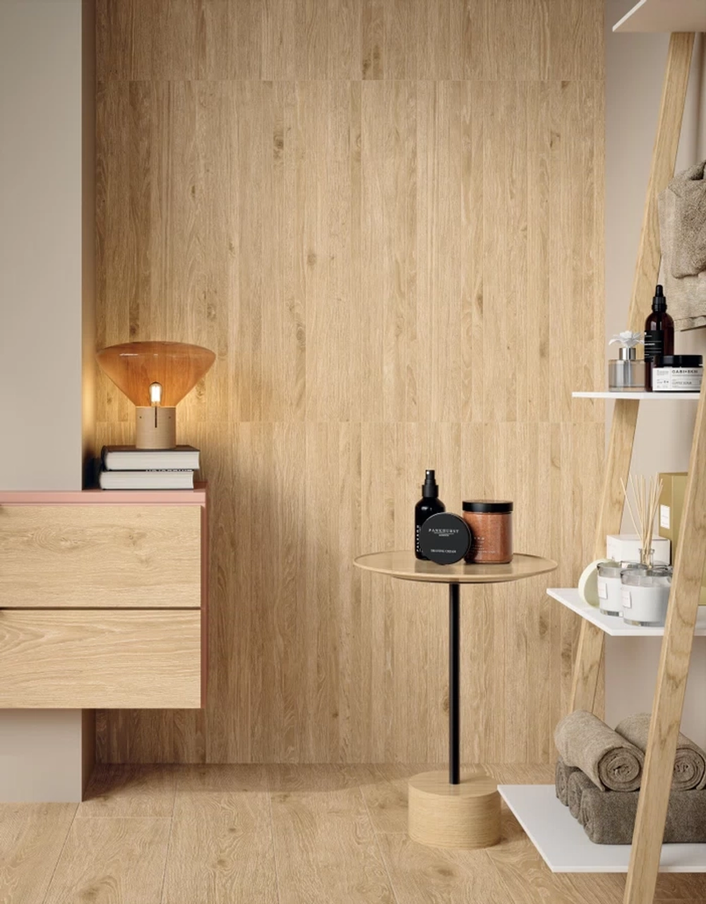 Плитка Вайн Оак Шампань 20x160 Рет (1,280 кв.м.) PS-00041219