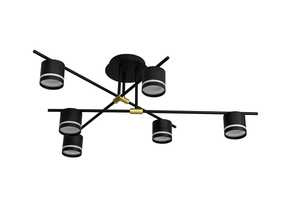 CL-YUMI-R001-GX53*6 BK (1) Люстра NW #
