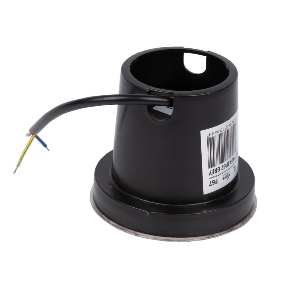 ULU-B10A-3W-RGB IP67 GREY Светильник светодиодный уличный. Архитектурный встраиваемый. RGB свет. Корпус серый. TM Uniel.