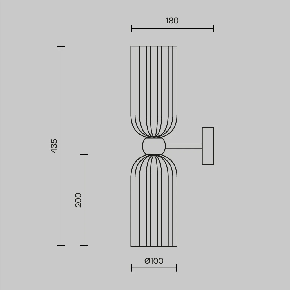 Бра Maytoni ANTIC MOD302WL-02CG