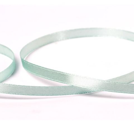 Лента атласная 6 мм ( 1/4 "), №056 серо-зеленый