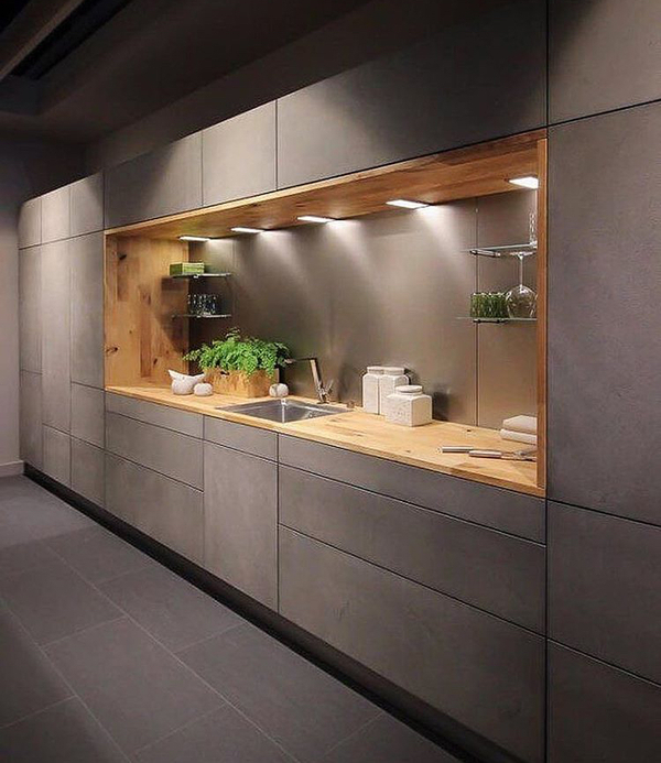 Примеры современных дизайнов кухонь из интернета