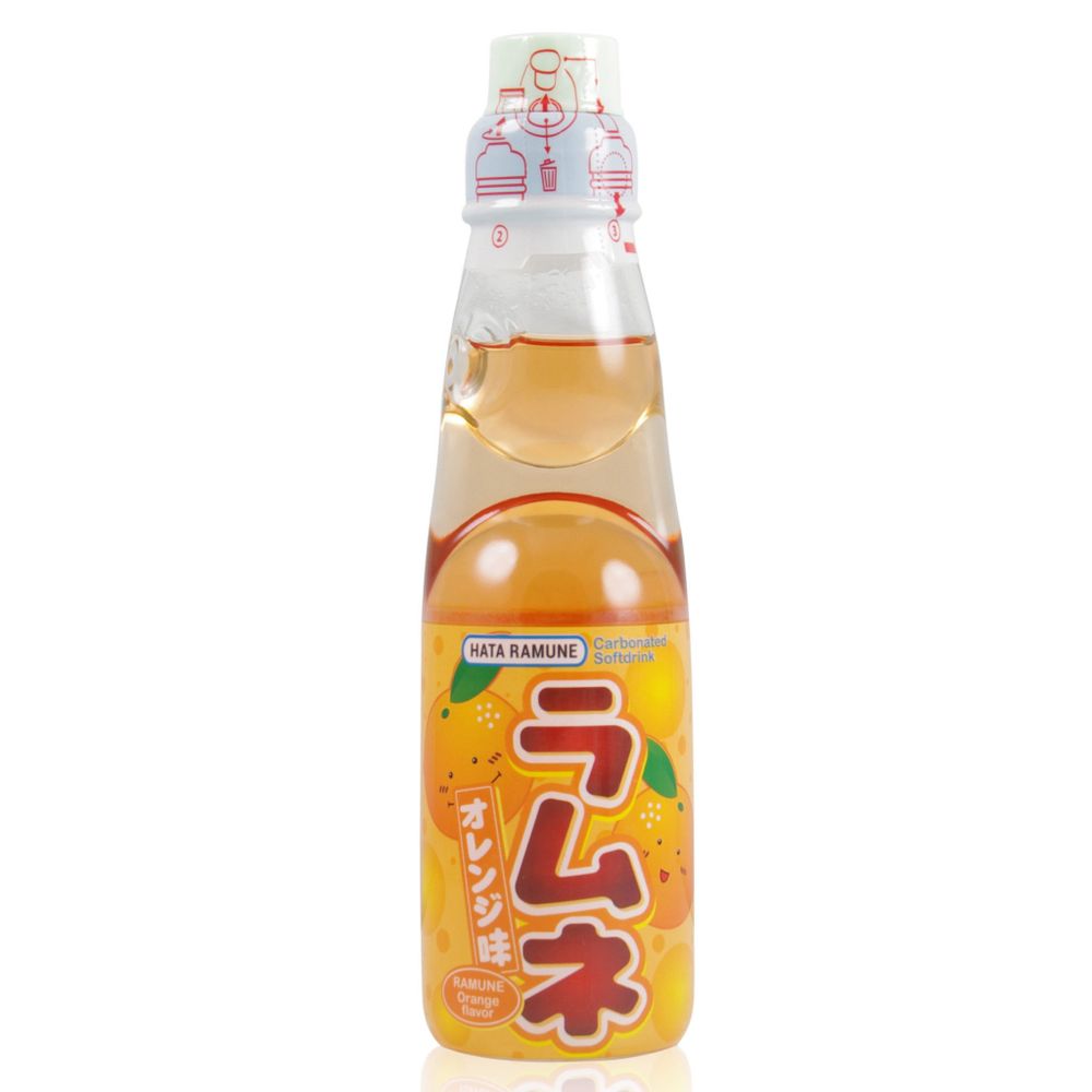 HATA KOSEN Ramune со вкусом апельсина, 200 мл, Япония