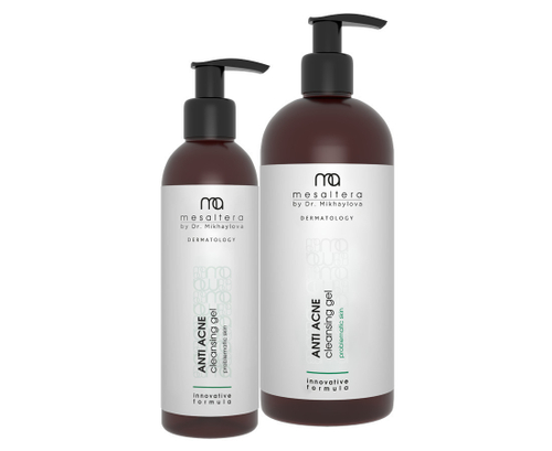 Mesaltera by Dr. Mikhaylova ANTI ACNE CLEANSING GEL - Гель очищающий Анти-Акне от Мезалтера для проблемной и жирной кожи, 400 мл