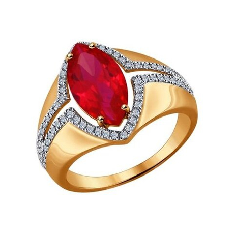 Кольцо из золота с бриллиантами