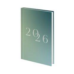 Ежедневник датированный 2026 145х215 мм А5 STAFF ламинированная обложка "2026" (117323)