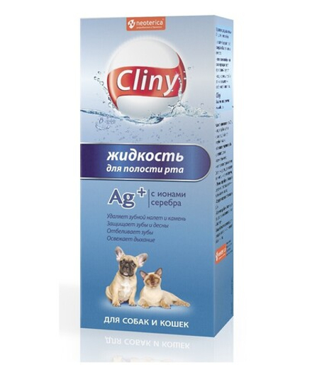 Cliny 300мл Жидкость для полости рта для кошек и собак