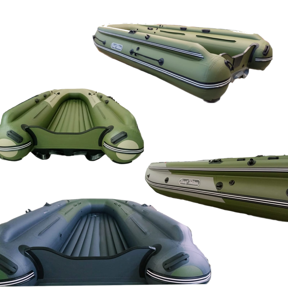 Лодка ПВХ Angler Reef Тритон S-Max 400FiND с интегрированным фальшбортом -