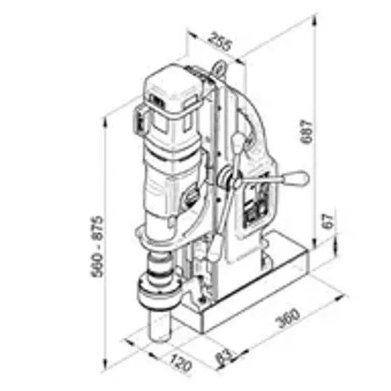 Электрический труборез Exact 170E