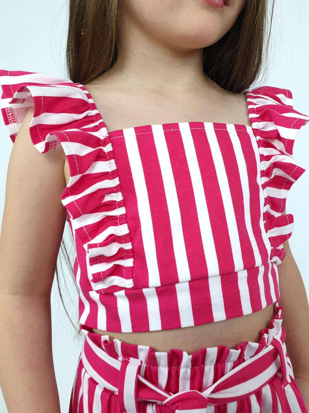 02-70-6 Комплект для девочки (топ и брюки)